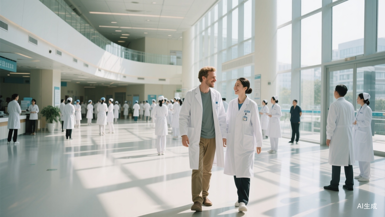 中国医院里,越来越多外国人了